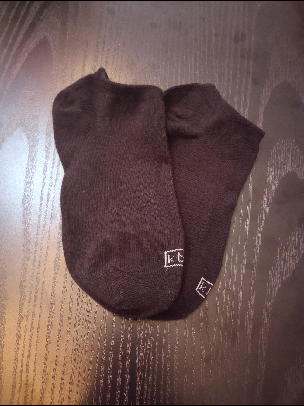 KB Black Ankle Cotton Socks